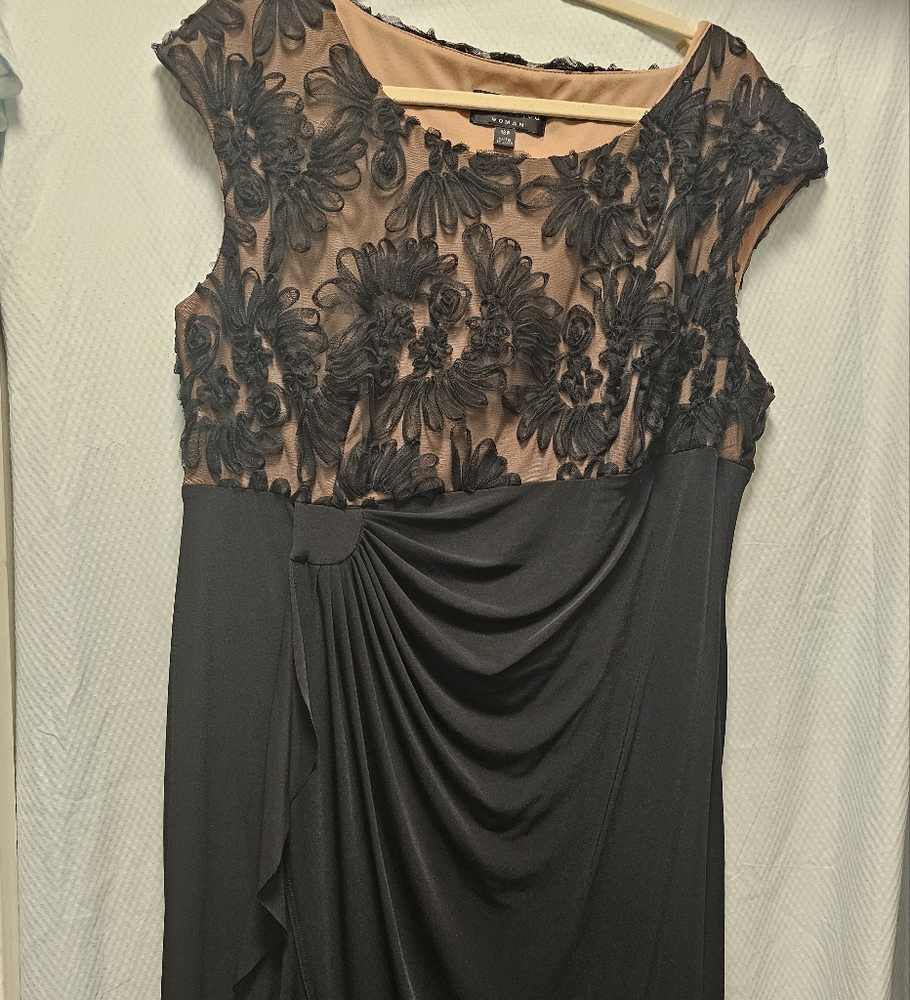 18W Black Rouge Dress